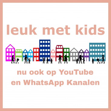 Leuk met kids nu ook op YouTube en WhatsApp Kanalen.