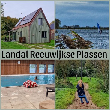 Review Landal Reeuwijkse Plassen met kinderen. Landal Reeuwijkse Plassen is een leuk vakantiepark midden in de Randstad, met stijlvolle vakantiehuisjes aan het water. Niet ver van Leiden, Gouda, Zoetermeer en Woerden. Met voor kinderen een grote houten speeltuin, avonturenroute en binnenzwembad. In de zomer kun je daarnaast varen, suppen en surfen. We vertellen er alles over in deze review van Landal Reeuwijkse Plassen!