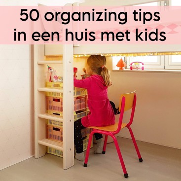 50 organizing tips voor een opgeruimd huis met kinderen. Een huis met kinderen wordt al snel een grote chaos. Het helpt als je de boel goed organiseert. De beste organizing tips voor een opgeruimd huis met kinderen vind je hier.