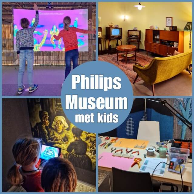 Review Philips Museum met kinderen en tieners. In het centrum van Eindhoven zit het Philips Museum. Over de geschiedenis, het heden en de toekomst van Philips. Maar ook over techniek en technologische ontwikkeling. Tijd voor een korte review van ons bezoek aan het Philips Museum met kinderen en tieners.