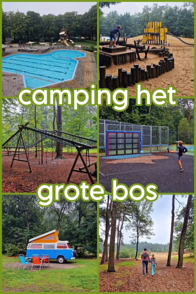 RCN Camping het Grote Bos in Doorn: review met kinderen. Deze RCN Camping het Grote Bos is een mooi vakantiepark. In het bos bij Doorn op de Utrechtse Heuvelrug kun je vakantiehuisjes huren, maar ook kamperen. Voor zowel tieners als jongere kinderen is er veel te doen. Naast een verwarmd buiten zwembad met glijbanen zijn er een heus klimparcours, speeltuinen en sportvelden. Dennis vertelt alles over RCN Camping het Grote Bos in deze review.