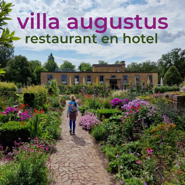Review Villa Augustus: idyllisch hotel en restaurant in Dordrecht. Villa Augustus is een idyllisch hotel in het groen, maar toch in de stad Dordrecht. Met een prachtige tuin, een restaurant met terras en een winkel. Kijk mee naar onze foto's en review van Villa Augustus, een heel kindvriendelijk hotel. 