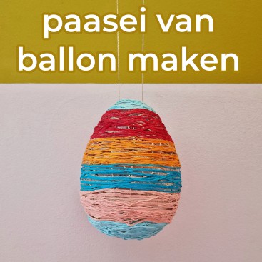 Paasei maken van een ballon. Van een ballon kun je een heel leuk paasei maken. Leuk om te knutselen voor Pasen, gezellig in huis of op school! Bekijk hier onze uitleg.