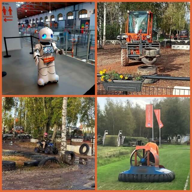 Robotland in Essen, tussen Roosendaal en Antwerpen: technologie- en funpark. Je kunt hier van alles doen, uitvinden en zien. Diverse robots bedienen, zoals containers in en uit een boot halen. Met een robot een wiel van een auto halen. Minikraantjes besturen. Darten met een torenkraan. Een uitje voor stoere jongens en meiden. Gertjan tipte dit uitje en maakte deze foto's.