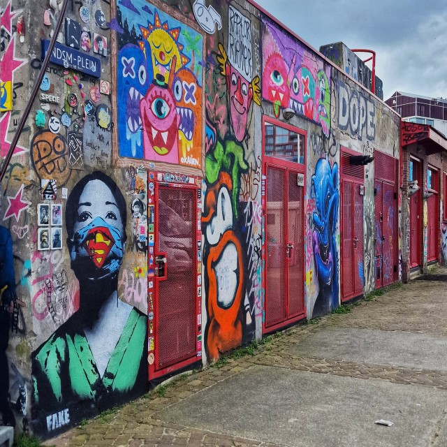 De NDSM-werf of het NDSM-terrein is een voormalige scheepswerf in Amsterdam Noord, van de Nederlandsche Dok en Scheepsbouw Maatschappij. Het is van oudsher een typische rafelrand van de stad, vol creativiteit. Op de NDSM-werf zie je dan ook veel graffiti.