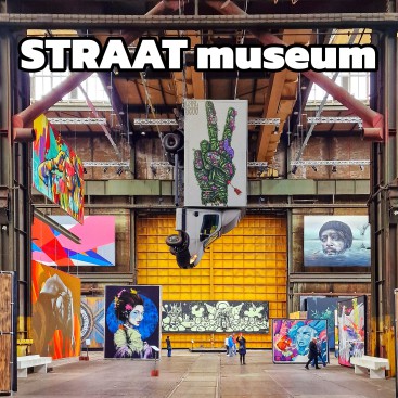 STRAAT museum Amsterdam met kinderen en tieners. Zoek je een hip kids uitje in Amsterdam Noord? STRAAT museum is leuk voor oudere kinderen en tieners. Je vindt er graffiti en street art in een stoere oude loods op de NDSM-werf.