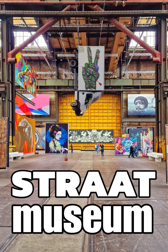 STRAAT museum Amsterdam met kinderen en tieners. Zoek je een hip kids uitje in Amsterdam Noord? STRAAT museum is leuk voor oudere kinderen en tieners. Je vindt er graffiti en street art in een stoere oude loods op de NDSM-werf.