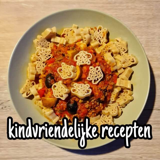 101 gezonde kindvriendelijke recepten: baby, peuter, kleuter & kind. Sinds de kinderen er zijn ben ik altijd op zoek naar lekkere recepten voor het gehele gezin. Ik zoek altijd naar dingen die lekker zijn voor kids en voor jezelf en bij voorkeur ook gezond. Om het boodschappen doen en koken makkelijker te maken verzamel ik recepten. Het zijn allerlei verschillende recepten, voor baby, peuter, kleuter en kind. Zoals deze Spaghetti of Pasta Bolognese. 