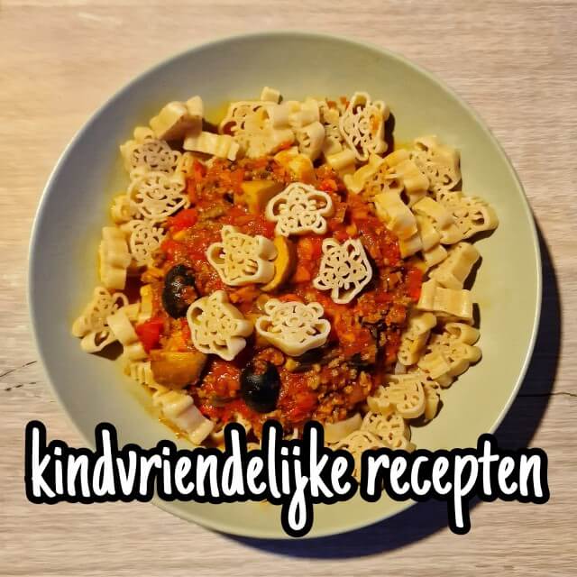 101 gezonde kindvriendelijke recepten: baby, peuter, kleuter & kind. Sinds de kinderen er zijn ben ik altijd op zoek naar lekkere recepten voor het gehele gezin. Ik zoek altijd naar dingen die lekker zijn voor kids en voor jezelf en bij voorkeur ook gezond. Om het boodschappen doen en koken makkelijker te maken verzamel ik recepten. Het zijn allerlei verschillende recepten, voor baby, peuter, kleuter en kind. Zoals deze Spaghetti of Pasta Bolognese. 