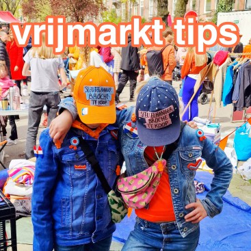 Koningsdag vrijmarkt tips voor kinderen: dingen doen of verkopen. Je kunt op de Koningsdag vrijmarkt natuurlijk gewoon alle overbodige spullen verkopen. Maar je kunt als kind op de Koningsdag vrijmarkt ook leuke andere dingen verzinnen om te doen of verkopen. Een leuke manier om wat extra zakgeld te verdienen en te leren omgaan met geld. Bekijk daarom onze Koningsdag vrijmarkt tips voor kinderen.