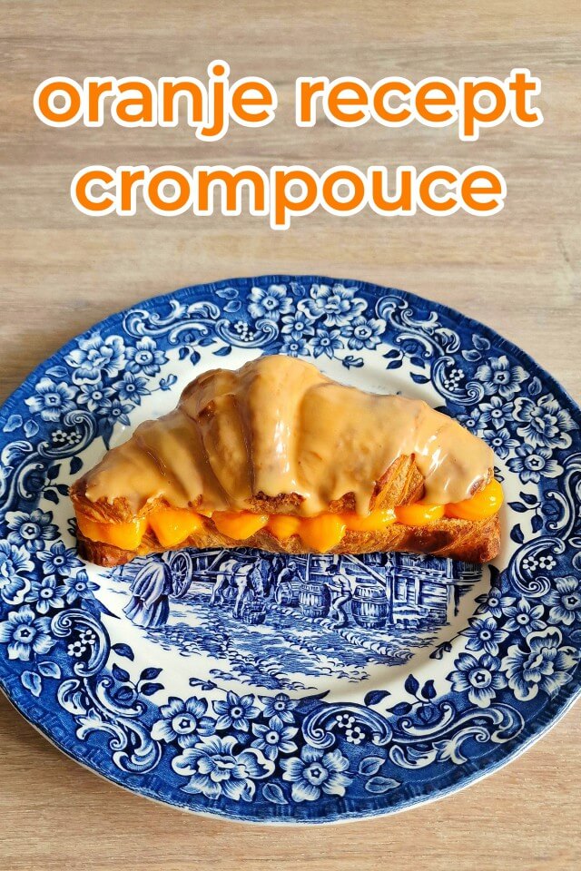 Oranje crompouce recept voor Koningsdag of voetbal. Op zoek naar een makkelijk en leuk recept voor Koningsdag of voetbal? Maak dan dit Oranje crompouce recept, oftewel croissant tompouce.