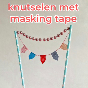 Ideeën om te knutselen met masking tape of washi tape. Masking tape gebruiken we veel om mee te knutselen met kinderen. Daarom vind je hier leuke ideeën om te knutselen met masking tape of washi tape.