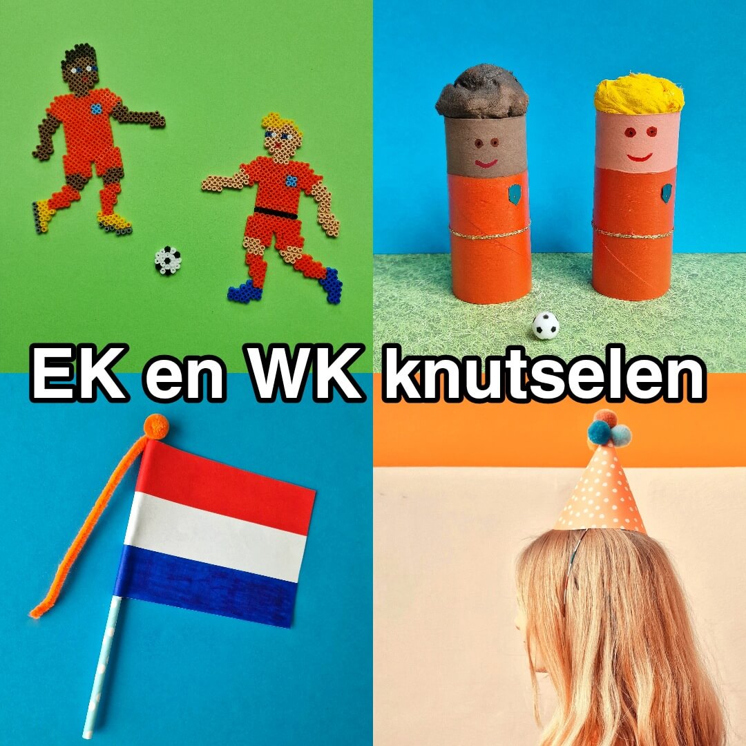 Knutselen voor EK of WK voetbal: 30 leuke ideeën voor oranje - Leuk met