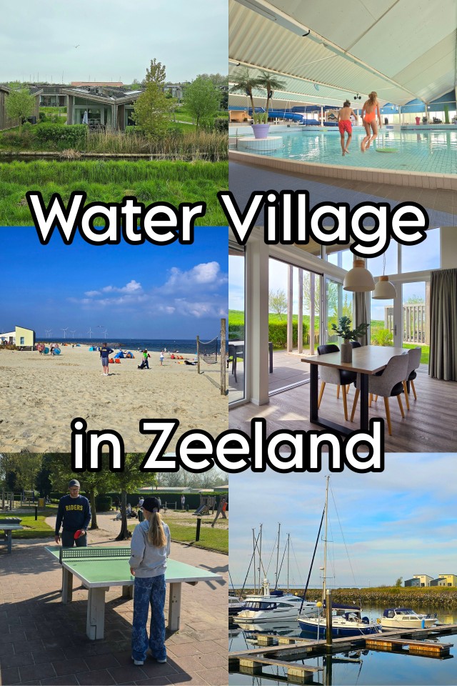 Roompot Water Village en Beach Resort in Kamperland: een review. Een kleinschalig rustig vakantiepark met de faciliteiten van een groot vakantiepark, dat klinkt ideaal met kinderen en tieners toch? Roompot Water Village in Kamperland ligt naast het Roompot Beach Resort, met strand met surfschool, zwembad is subtropisch zwemparadijs, sauna, speeltuinen, voetbalveld, trampolines, tafeltennistafel en andere sportfaciliteiten, kijk mee voor onze review.
