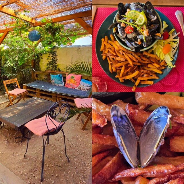 Île d’Oléron met kinderen en tieners: 10 tips inclusief campings. Op Île d’Oléron vind je heel veel leuke restaurants. Vaak met mossels en oesters, die lokaal geproduceerd worden. Bijvoorbeeld Le Bistrot du Corsaire in Saint-Denis-d'Oléron, met een mooie binnentuin.