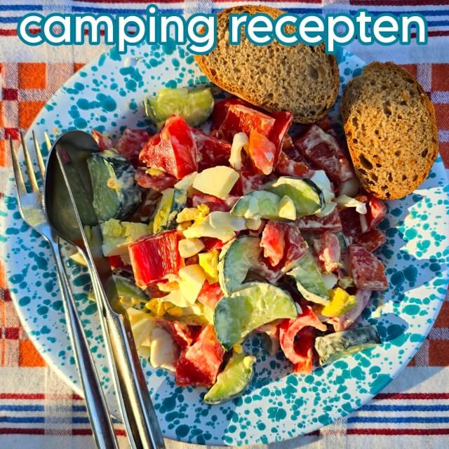 35 camping recepten: makkelijk op vakantie met kinderen. Op vakantie willen we ook lekker en gezond eten, maar wel eenvoudig. Daarom verzamel ik hier makkelijke camping recepten voor op vakantie met kinderen. Het zijn allerlei verschillende recepten, voor baby, peuter, kleuter, kind en tiener. 