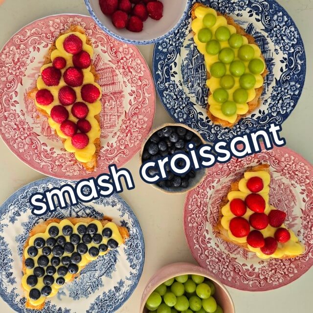 Smash croissant recept: nog lekkerder dan crompouce! Hoezo crompouce? Dit is nog lekkerder! Daarom vind je hier een recept voor smash croissant. Die platte croissants hebben we natuurlijk gespot in Frankrijk.
