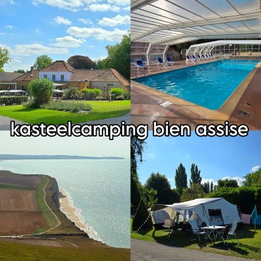 Review kasteel camping Bien Assise in Noord Frankrijk, leuk met kinderen en tieners. Een plek om te onthouden: kasteel camping Bien Assise in Noord Frankrijk. Met ruime kampeerplekken in de kasteeltuin, een zwembad met glijbaan, speeltuin en sportfaciliteiten. Vergeet niet een uitstapje naar de mooie Opaalkust te maken.