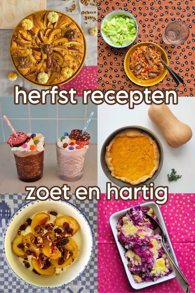 Herfst recepten voor kinderen: onze 25 makkelijke favorieten. Op zoek naar herfst recepten voor kinderen? Dit zijn onze favoriete makkelijke gerechten voor de herfst. Zoete en hartige herfstrecepten. Voor een mooie zonnige nazomer, maar ook voor als het koud, nat en herfstig is.