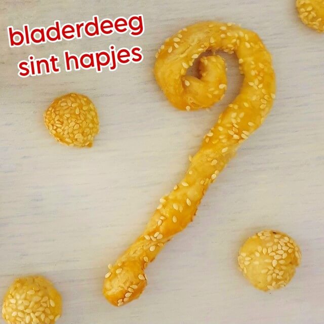 Sinterklaas recepten: hartige hapjes en zoete traktaties. Zoals Sinterklaas bladerdeeg hapjes, lekker bij de borrel of bij de soep.