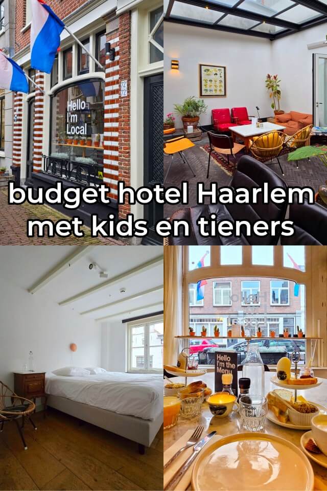 Budget hotel Haarlem met kinderen: Hello I’m local boutique hostel. Op zoek naar een sfeervol budget hotel in Haarlem? Hello I’m local noemt zichzelf een boutique hostel. Het is een stijlvol hotel vol vintage elementen, met fijne bedden. Een heerlijk hotel voor een nachtje of weekendje Haarlem, ook voor gezinnen met kinderen en tieners.