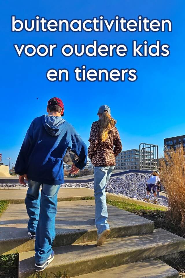 Heel veel buitenactiviteiten voor oudere kinderen en tieners. Met deze buitenactiviteiten zorg je dat oudere kinderen en tieners lekker naar buiten gaan. Er zijn allerlei sportieve activiteiten bij, maar ook heel veel andere dingen om te doen. Zo krijg je die kids en tieners weer de deur uit.