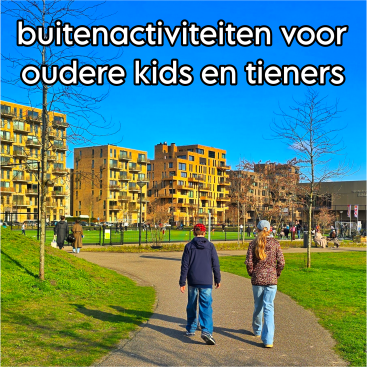 Heel veel buitenactiviteiten voor oudere kinderen en tieners. Met deze buitenactiviteiten zorg je dat oudere kinderen en tieners lekker naar buiten gaan. Er zijn allerlei sportieve activiteiten bij, maar ook heel veel andere dingen om te doen. Zo krijg je die kids en tieners weer de deur uit.