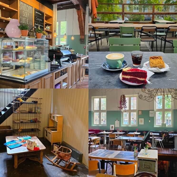 Kindvriendelijke restaurants in Amsterdam: uit eten met kinderen. Bijvoorbeeld horeca in Amsterdam West. In het Westerpark kun je eerst wandelen en naar de speeltuin. Daarna naar een van de vele horeca gelegenheden waaronder de Bakkerswinkel, met een terras en in de kelder een speelhoek.