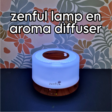Review: Zenful aroma diffuser lampen met etherische olie. Met een aroma diffuser verspreid je de fijne geur van etherische olie door je huis. Veel diffusers zijn daarnaast ook een lamp. Hier lees je waar en waarvoor je dit apparaat allemaal kunt gebruiken. Daarnaast delen we onze review van de Zenful aroma diffuser Flora en van de Harmony.