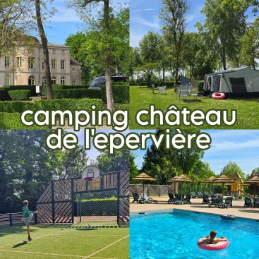 Camping Château de l'Epervière: review kasteelcamping. Castel Camping Château de l'Epervière ligt in midden oost Frankrijk. Deze idyllische kasteelcamping heeft ruime kampeerplekken in de kasteeltuin. Voor kinderen en tieners zijn er een buitenzwembad, binnenzwembad, sportveld en speeltuinen. Bekijk onze review met filmpje.