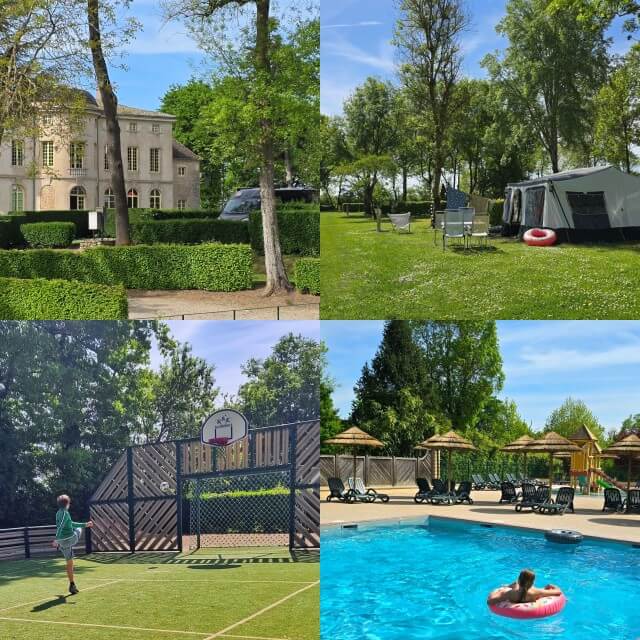 Camping Château de l'Epervière: review kasteelcamping. Castel Camping Château de l'Epervière ligt in midden oost Frankrijk. Deze idyllische kasteelcamping heeft ruime kampeerplekken in de kasteeltuin. Voor kinderen en tieners zijn er een buitenzwembad, binnenzwembad, sportveld en speeltuinen. Bekijk onze review met filmpje.