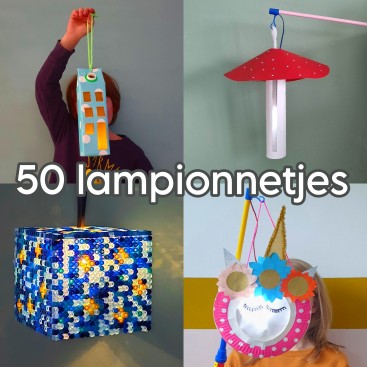 Sint Maarten lampion of lantaarn maken: heel veel leuke ideeën. Op 11 november is het weer Sint Maarten, dus kinderen maken lampionnen. Als het donker wordt gaan ze zingend met lantaarns of lampionnen langs de deuren en krijgen snoep of fruit. Daarom vind je in dit artikel allerlei verschillende lantaarns, om mee te nemen of om neer te zetten voor het huis, in de tuin of op het balkon. Heel veel leuke ideeën en tips om lampionnen te knutselen.
